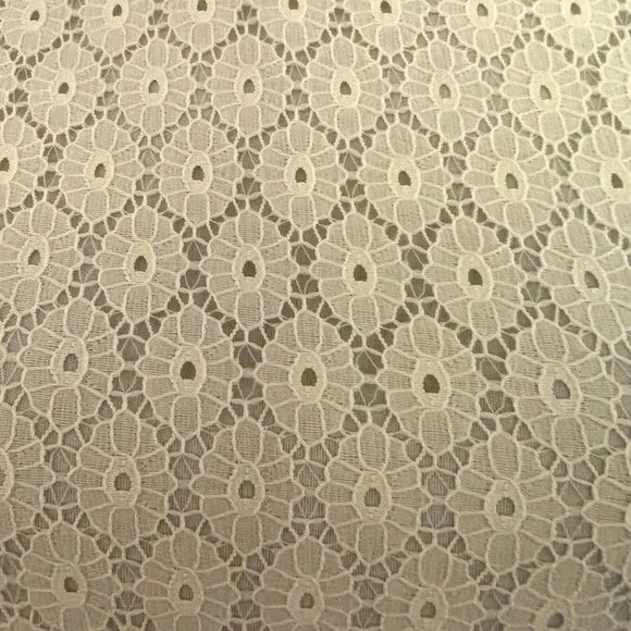 Monki Womens Cream Cut Out Lace High Neck Summer Tunic Dress Size 40 UK 12 - Picture 2 of 4